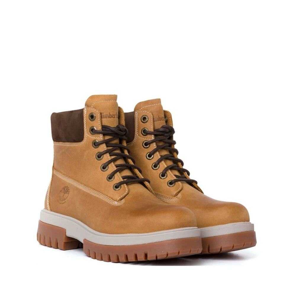 Timberland Arbor Road Lace Up Men Boots - Wheat Full Grain - Size: 11.5